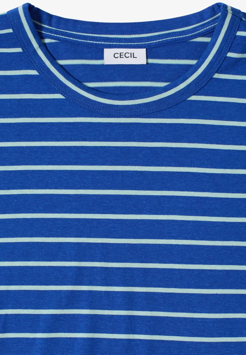 T-Shirt mit Rundhals und Streifen