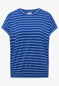 T-Shirt mit Rundhals und Streifen