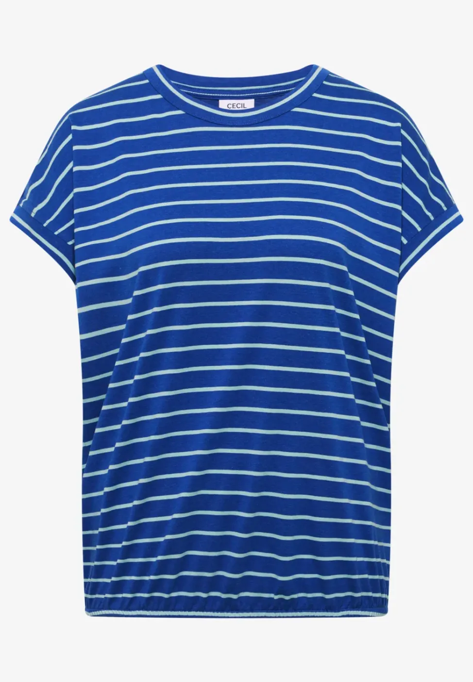 T-Shirt mit Rundhals und Streifen