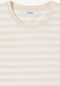 T-Shirt mit Rundhals und Streifen