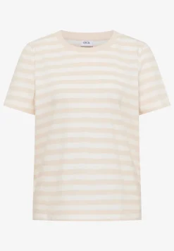 T-Shirt mit Rundhals und Streifen