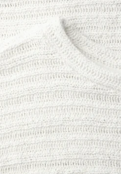 T-Shirt mit Rundhals und Struktur