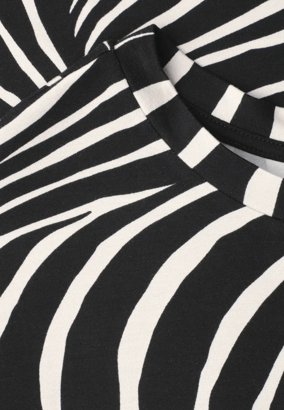 T-Shirt mit Rundhals und Tunnelzug