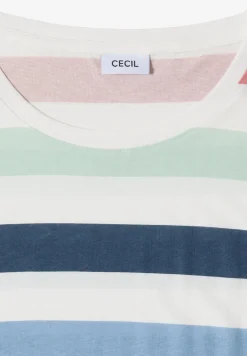 T-Shirt mit Rundhals und Turn-Up-Detail