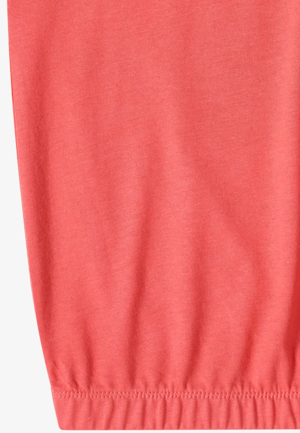 T-Shirt mit Rundhals und Turn-Up-Detail