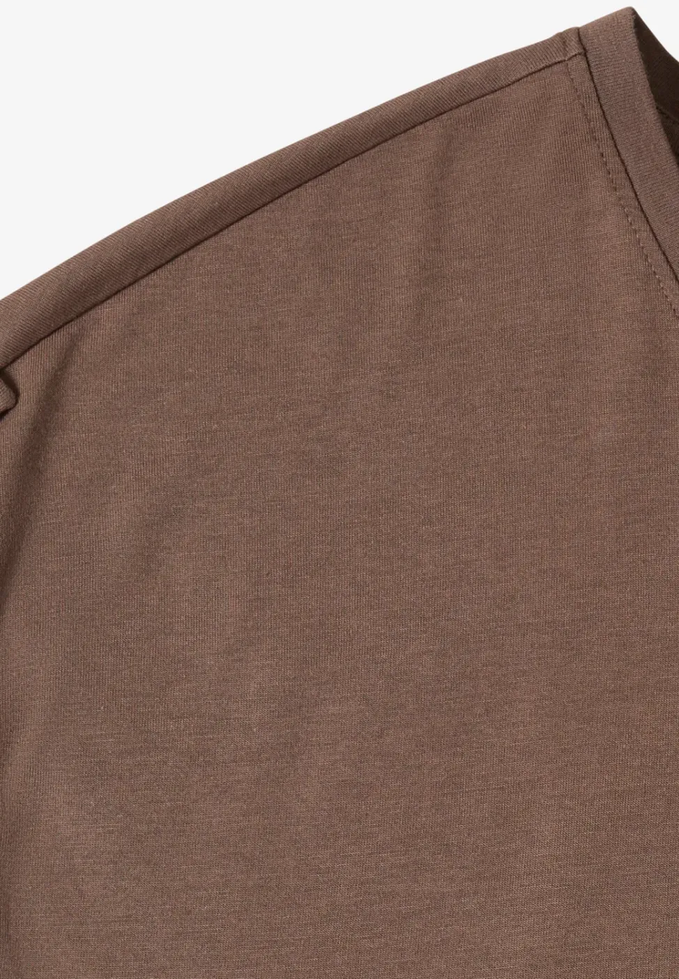 T-Shirt mit Rundhals und Turn-Up-Detail