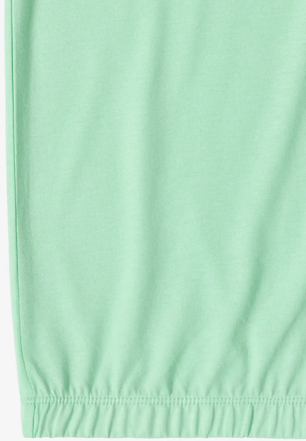 T-Shirt mit Rundhals und Turn-Up-Detail