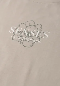 T-Shirt mit Rundhals und Wording Artwork
