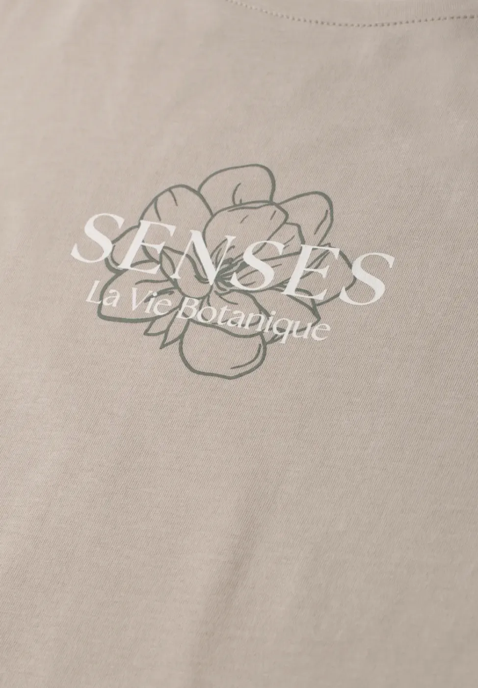 T-Shirt mit Rundhals und Wording Artwork