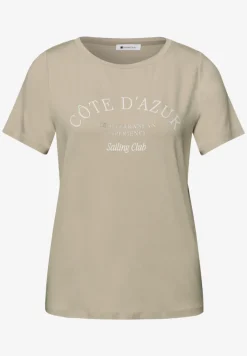T-Shirt mit Rundhals und Wording