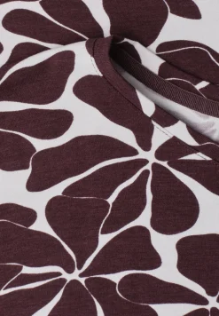 T-Shirt mit Rundhals und Zebra-Print