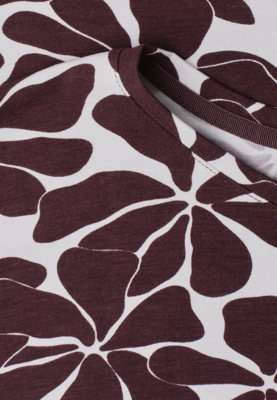 T-Shirt mit Rundhals und Zebra-Print