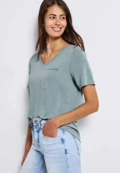 T-Shirt mit Schmuckdetail