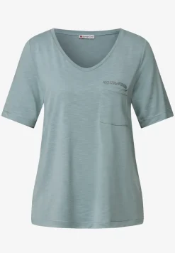 T-Shirt mit Schmuckdetail