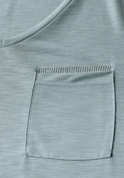 T-Shirt mit Schmuckdetail