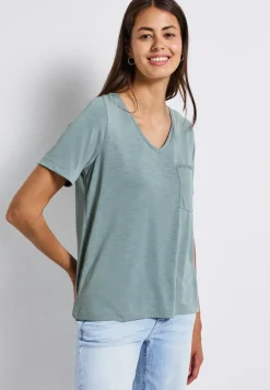 T-Shirt mit Schmuckdetail