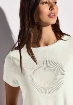 T-Shirt mit Schmucksteinen