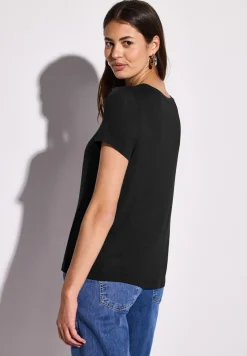 T-Shirt mit Schmucksteinen