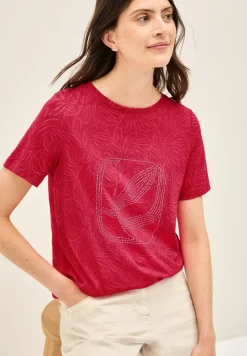 T-Shirt mit Schmucksteinen