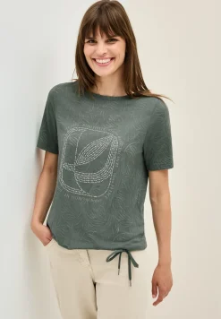 T-Shirt mit Schmucksteinen