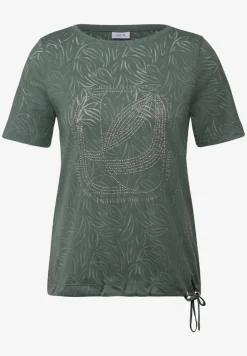 T-Shirt mit Schmucksteinen