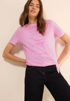 T-Shirt mit Schmucksteinen