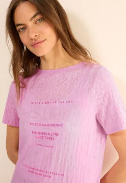 T-Shirt mit Schmucksteinen