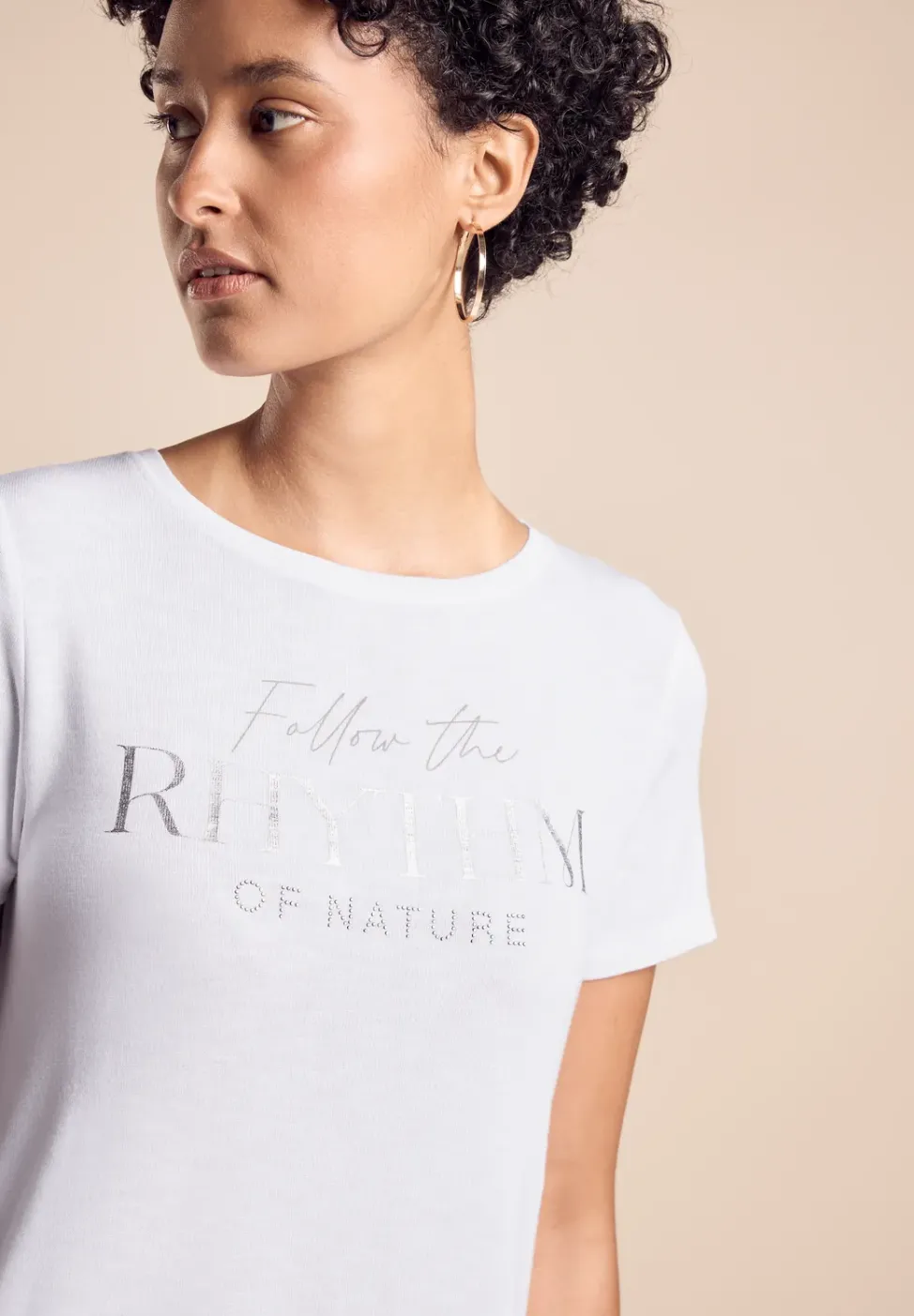 T-Shirt mit Schriftzug
