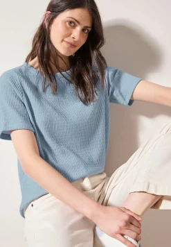 T-Shirt mit Struktur