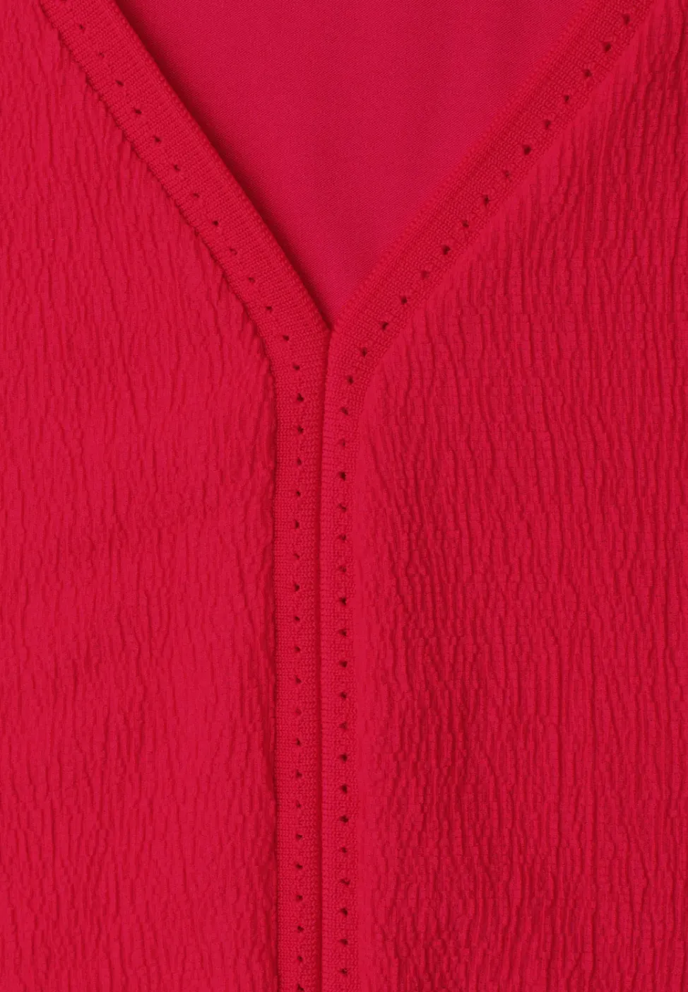 T-Shirt mit Strukturmix und Tape