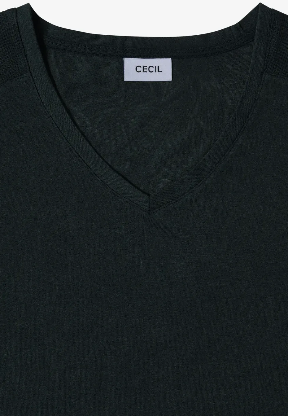 T-Shirt mit tonalem Ausbrennermuster