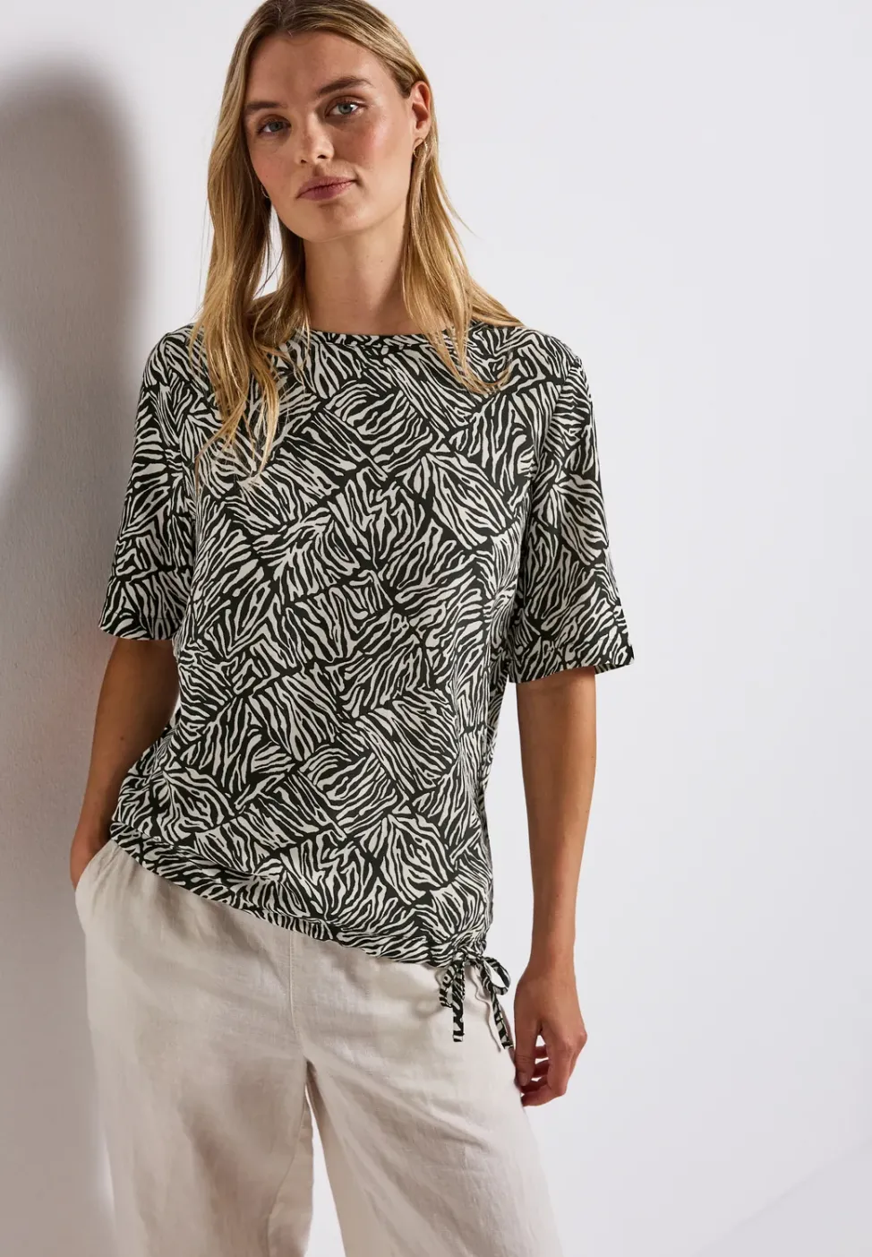 T-Shirt mit Tunnelzug