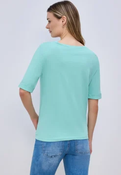 T-Shirt mit Turn-Up