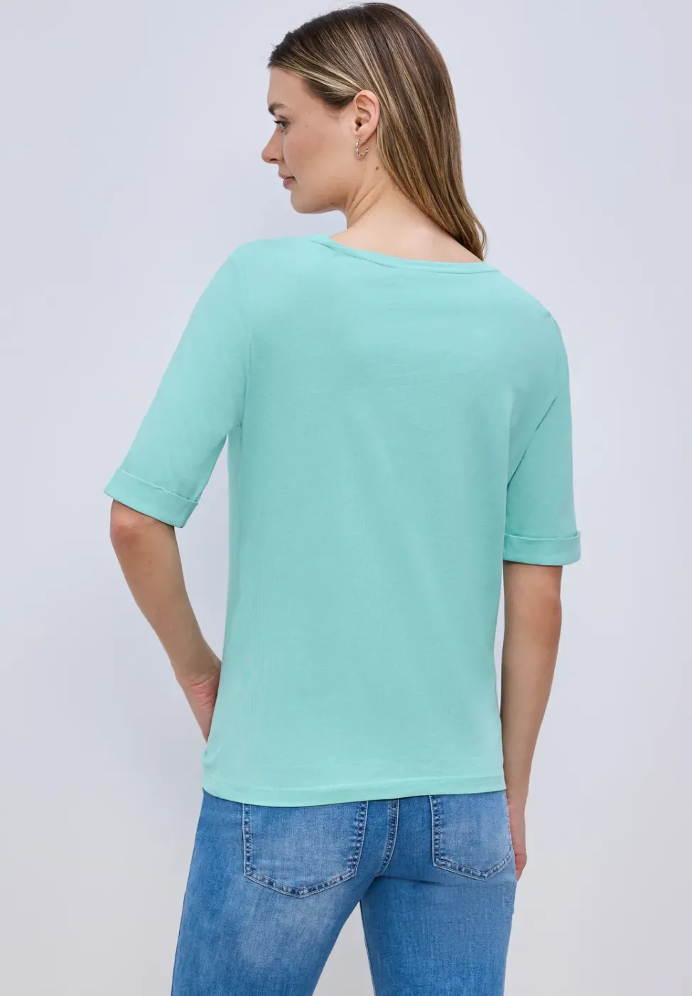 T-Shirt mit Turn-Up