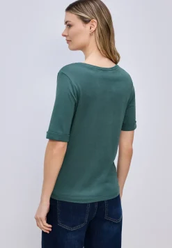 T-Shirt mit Turn-Up