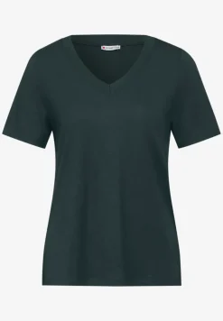 T-Shirt mit V-Ausschnitt