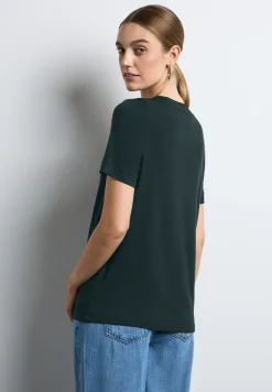T-Shirt mit V-Ausschnitt