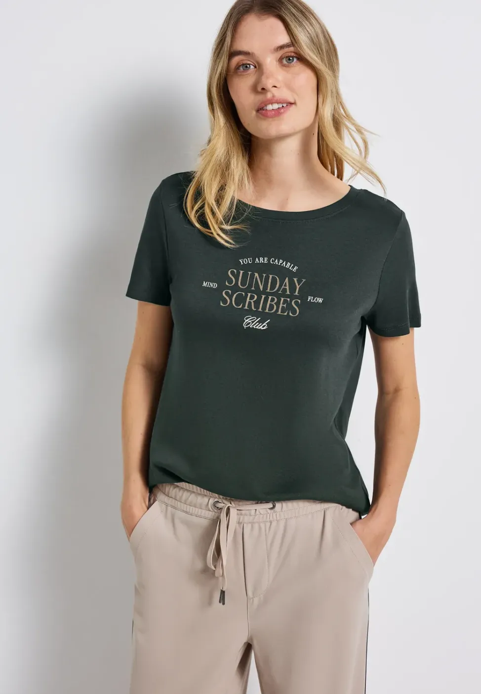 T-Shirt mit Wording