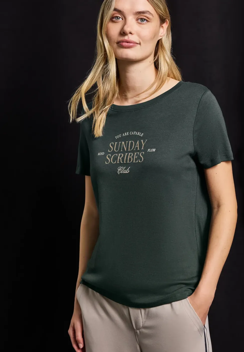 T-Shirt mit Wording