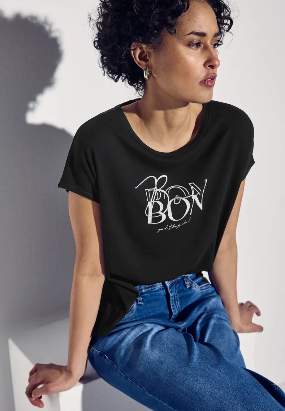 T-Shirt mit Wording