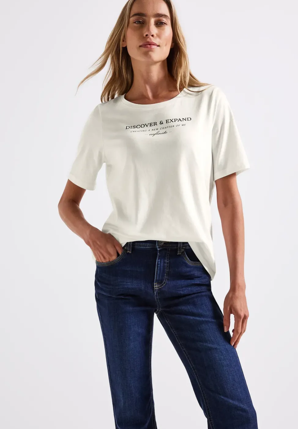 T-Shirt mit Wording