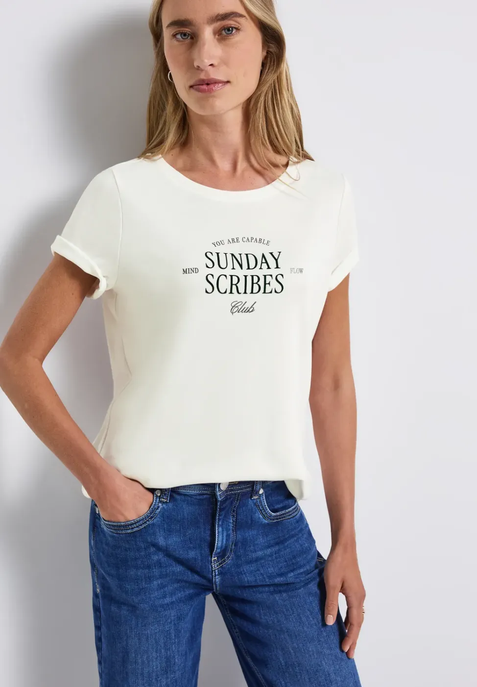 T-Shirt mit Wording