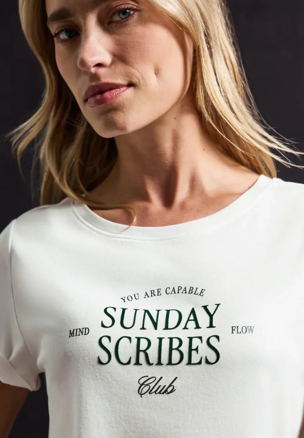T-Shirt mit Wording