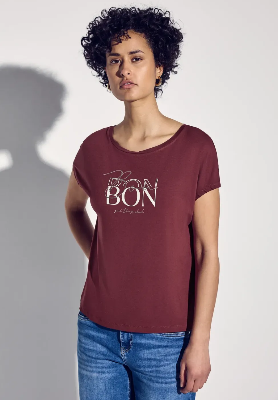 T-Shirt mit Wording