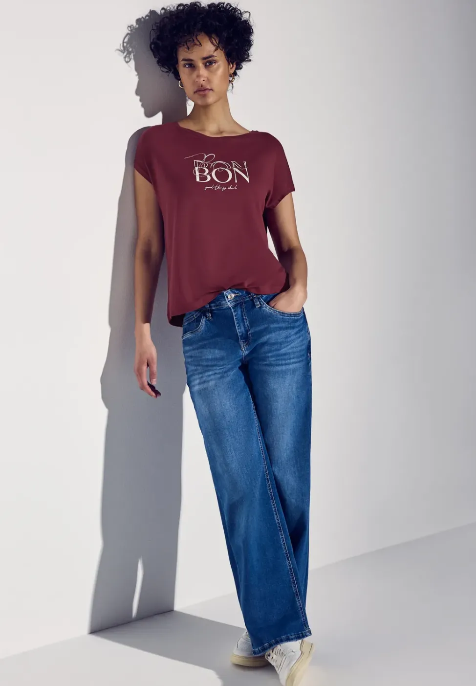 T-Shirt mit Wording
