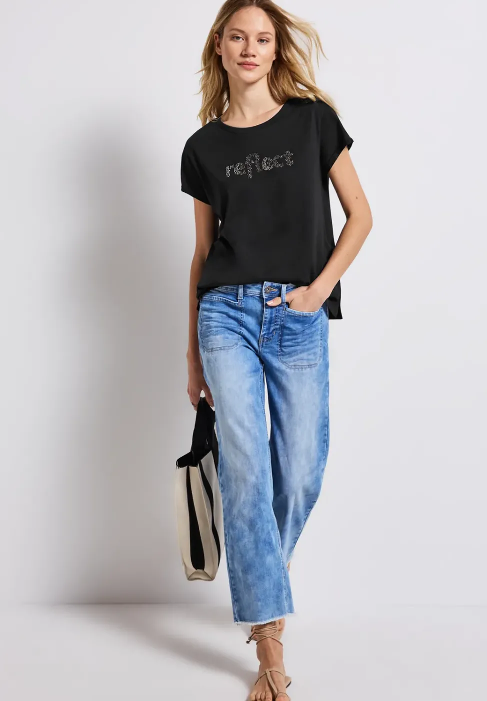 T-Shirt mit Wording