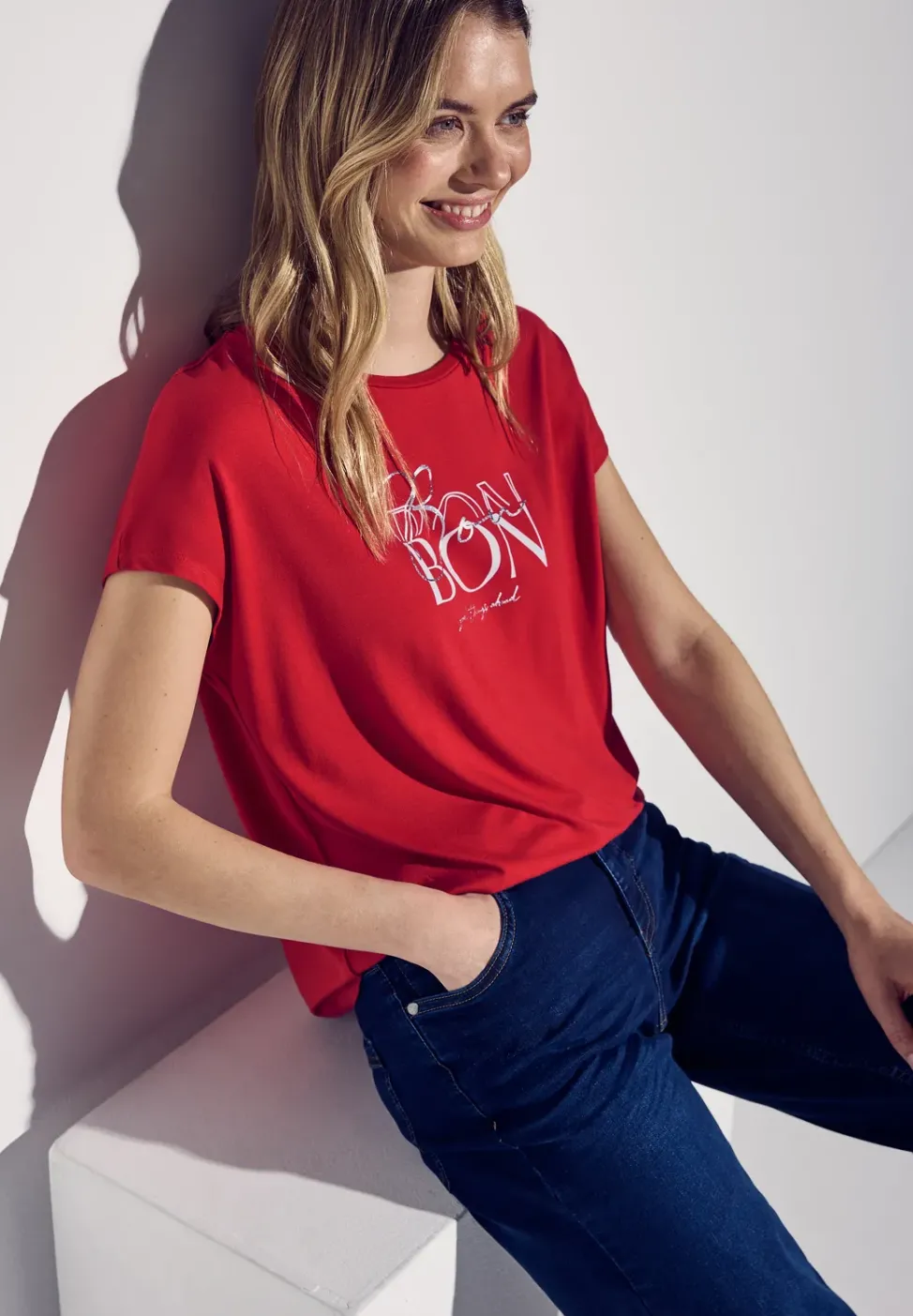 T-Shirt mit Wording