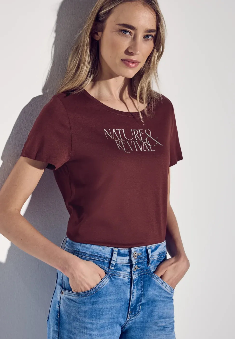 T-Shirt mit Wording