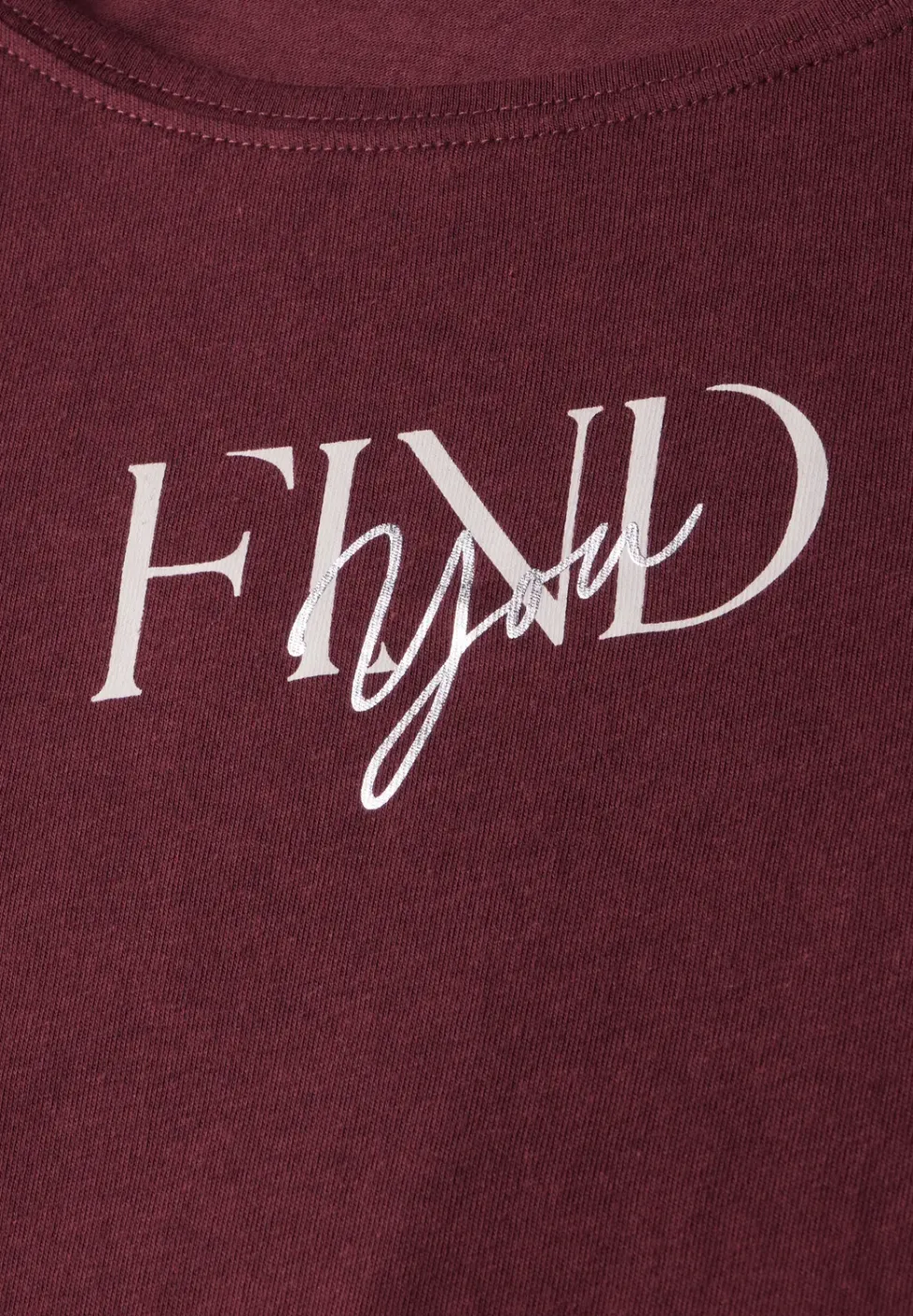 T-Shirt mit Wording Artwork