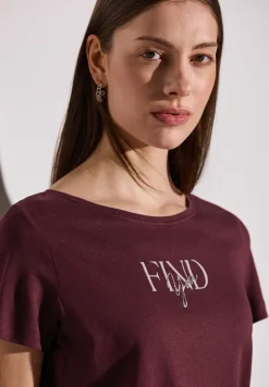 T-Shirt mit Wording Artwork